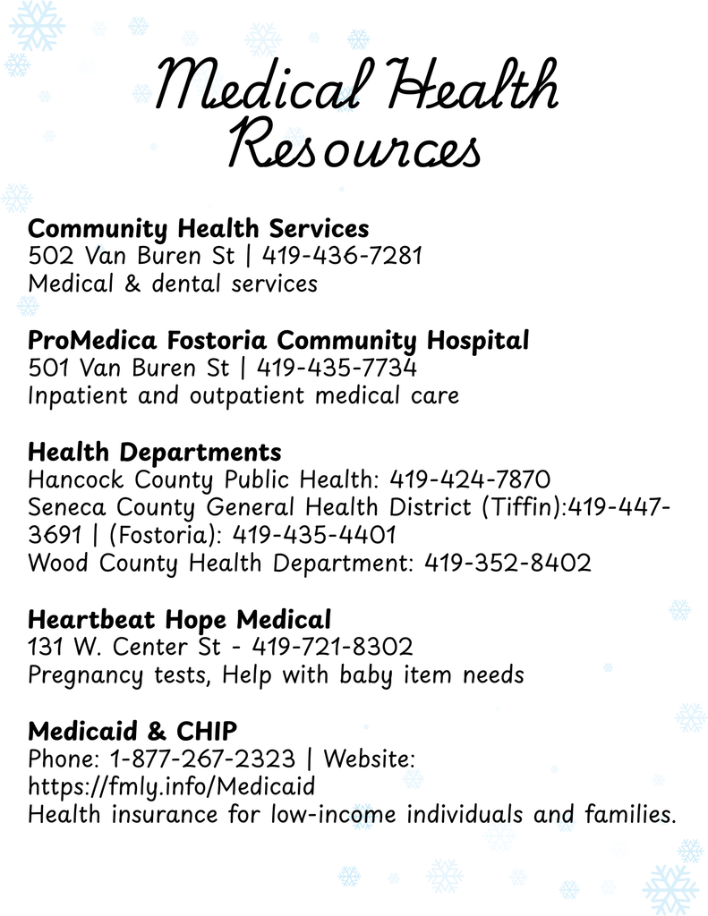 Medical Health Resources 