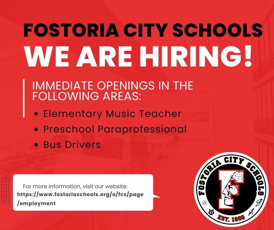 Flyer advertising our job openings