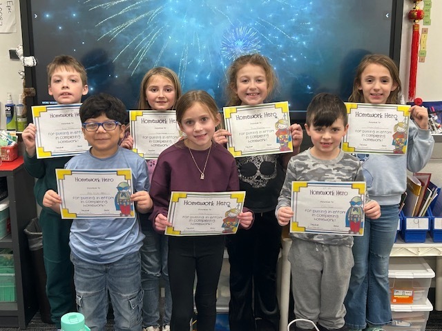 Homework Heros 2nd quarter Mrs. Davoli