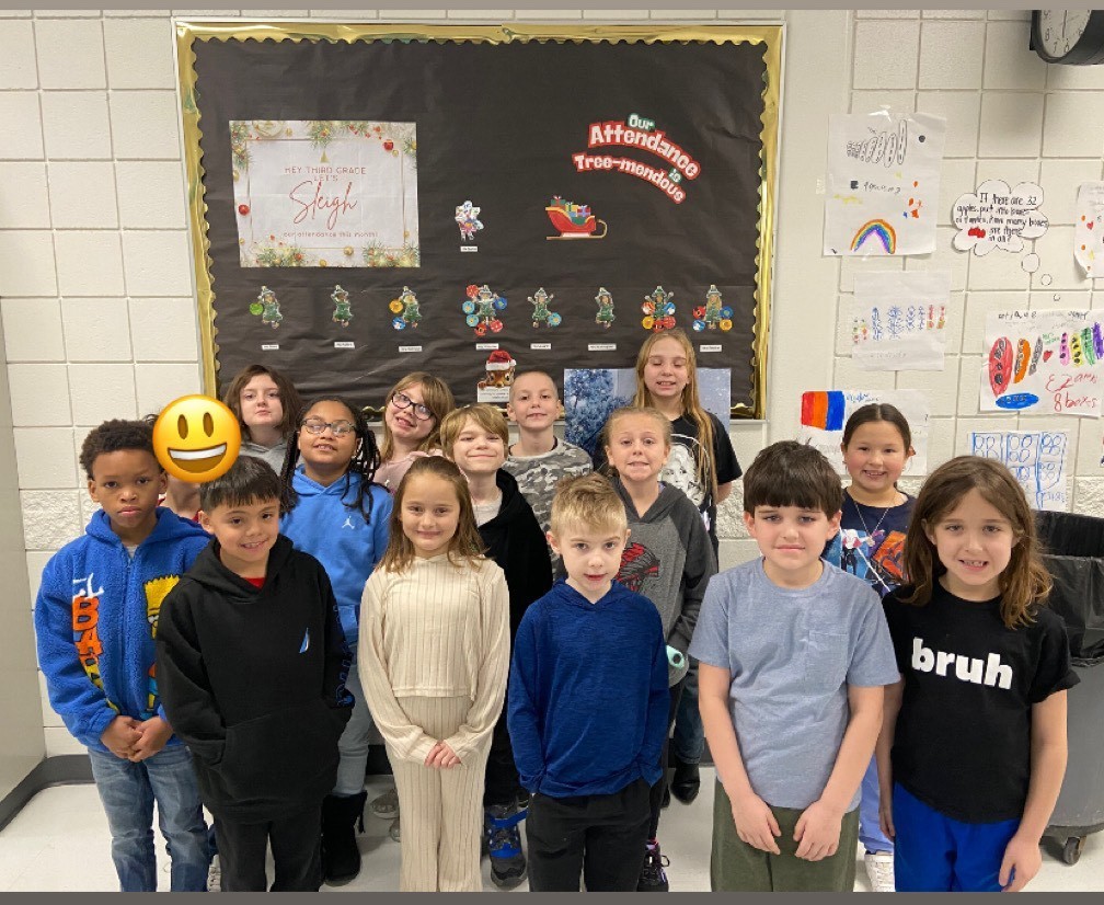 December 3rd grade attendance winners