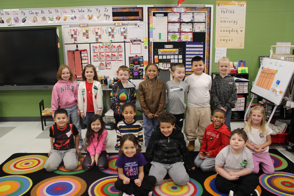 December Kindergarten attendance winners