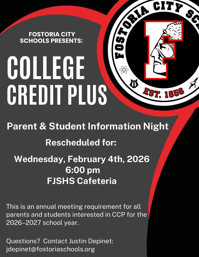 reschedule College Credit Plus night 