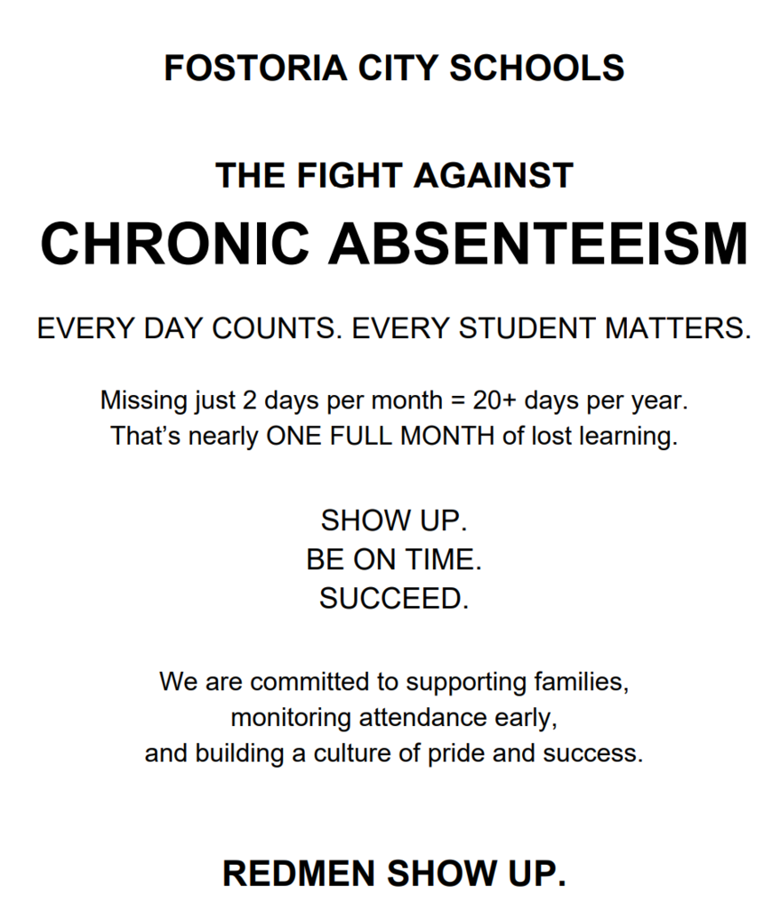 ATTENDANCE MATTERS!!
