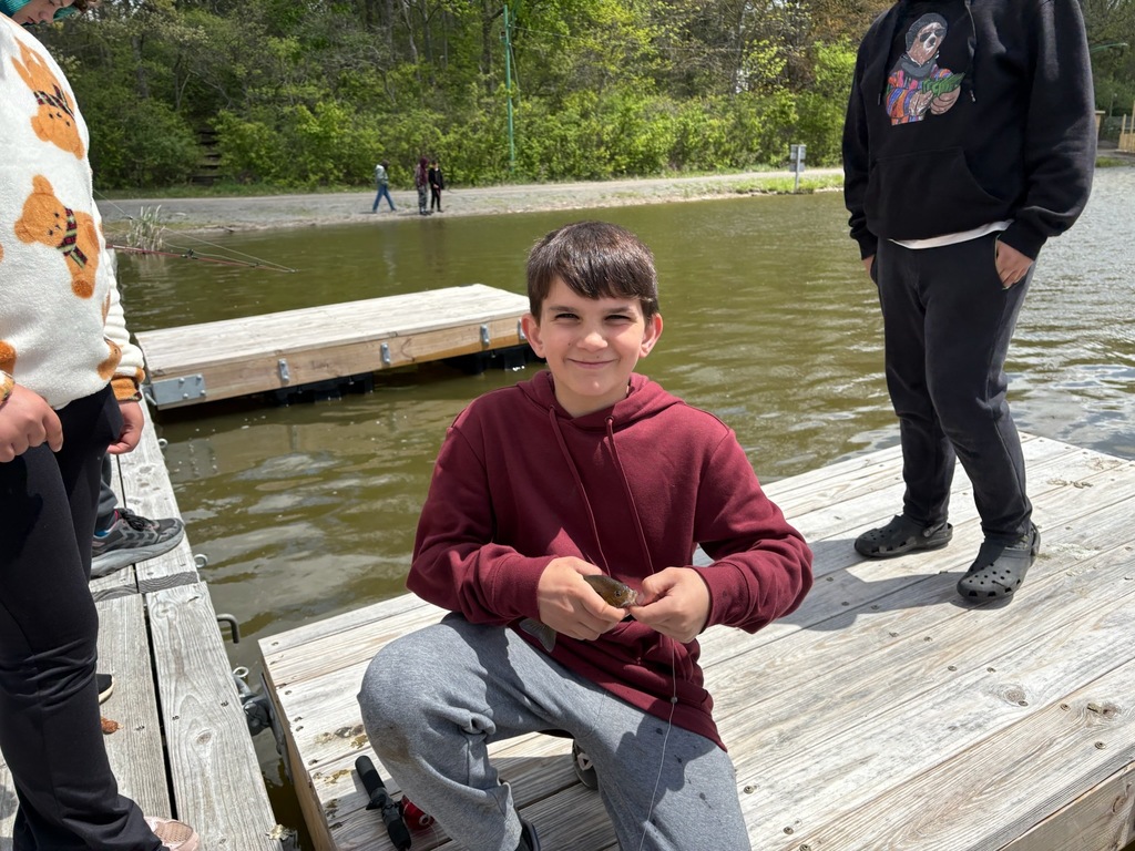 fishing at 6th grade camp