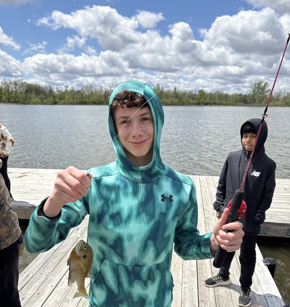 fishing at 6th grade camp