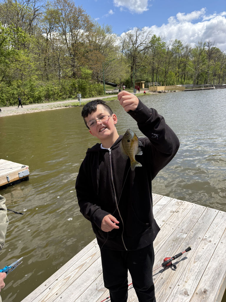 fishing at 6th grade camp