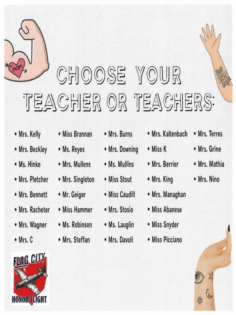 Tat A Teacher Teachers List