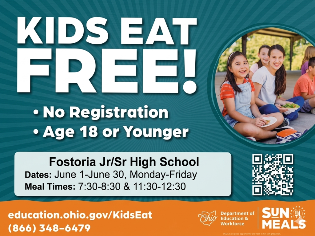 Fostoria Jr/Sr High SUN Meals Flyer