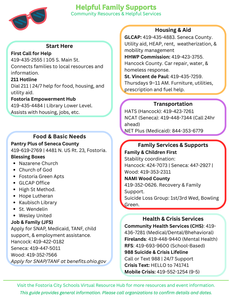 Fostoria Summer Guide