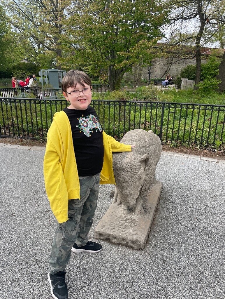 Ms. Jacoby's class at the zoo