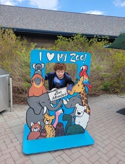 Ms. Jacoby's class at the zoo