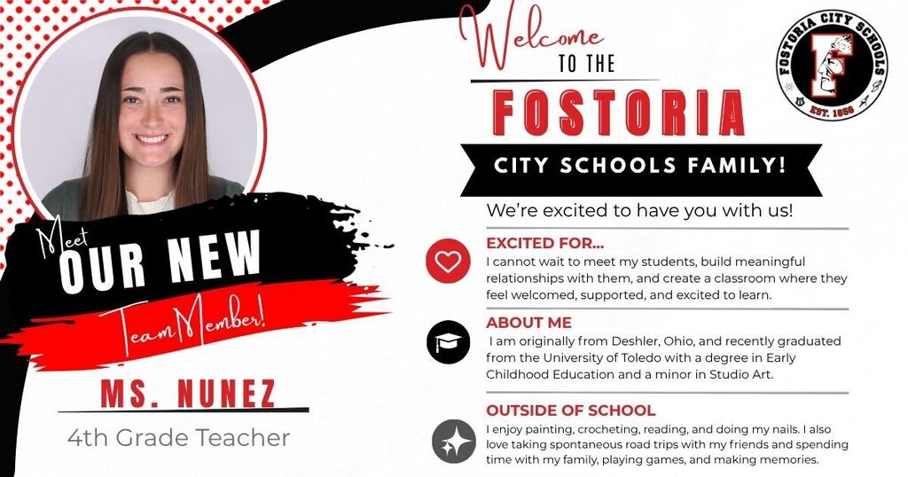 Welcome Ms. Nunez