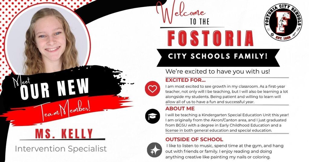 Ms. Kelly welcome to FES