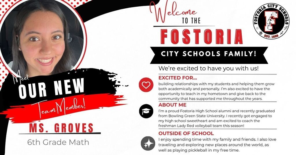 Ms. Groves welcome FES