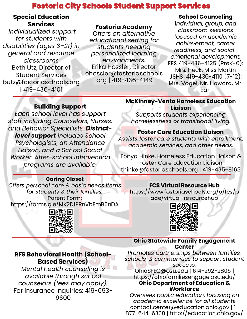 FCS Student Support Services
