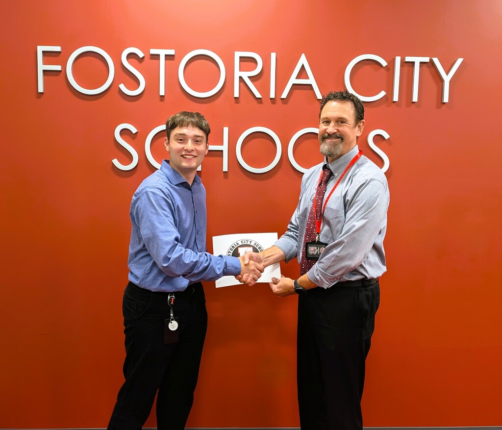 Mr. Joe Folk, staff member recognized at BOE meeting