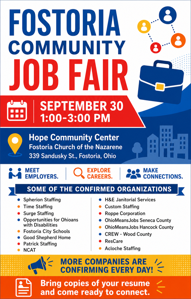 Community job flyer
