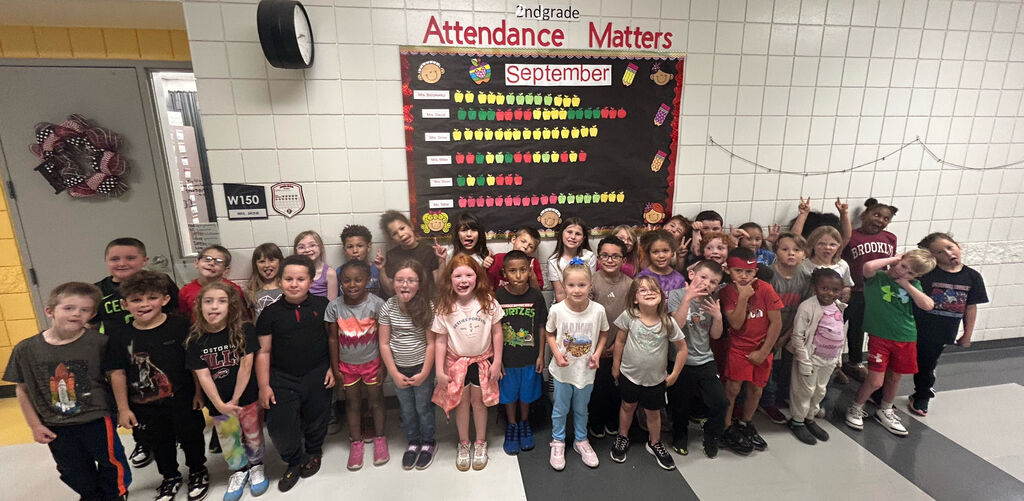 FES 2nd grade September attendance winners