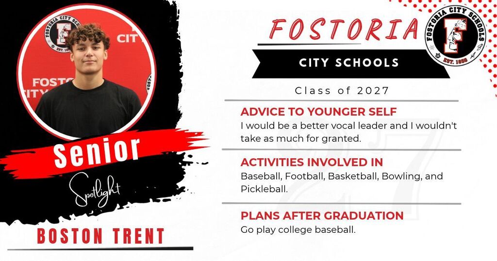 Boston Trent Senior Spotlight