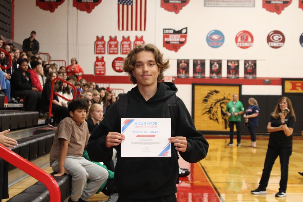 12th grade MH Champions Club members
