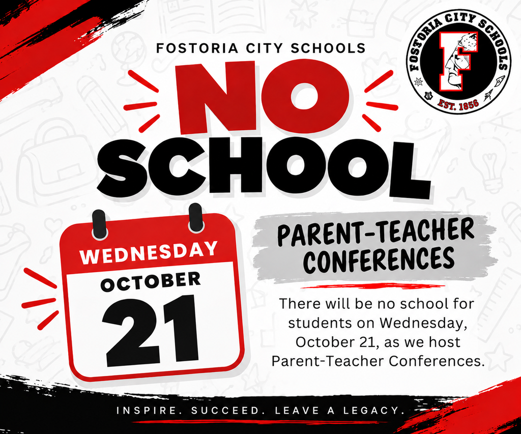 No school Oct. 21 Parent/Teacher Conferences