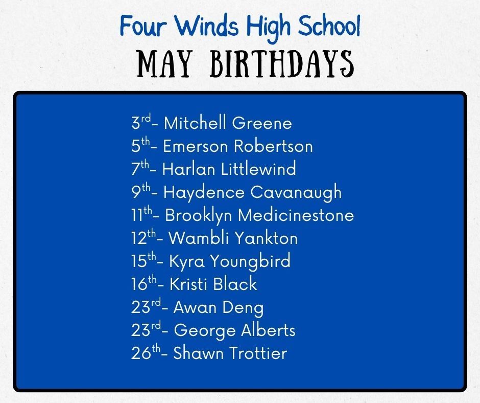 May Birthdays