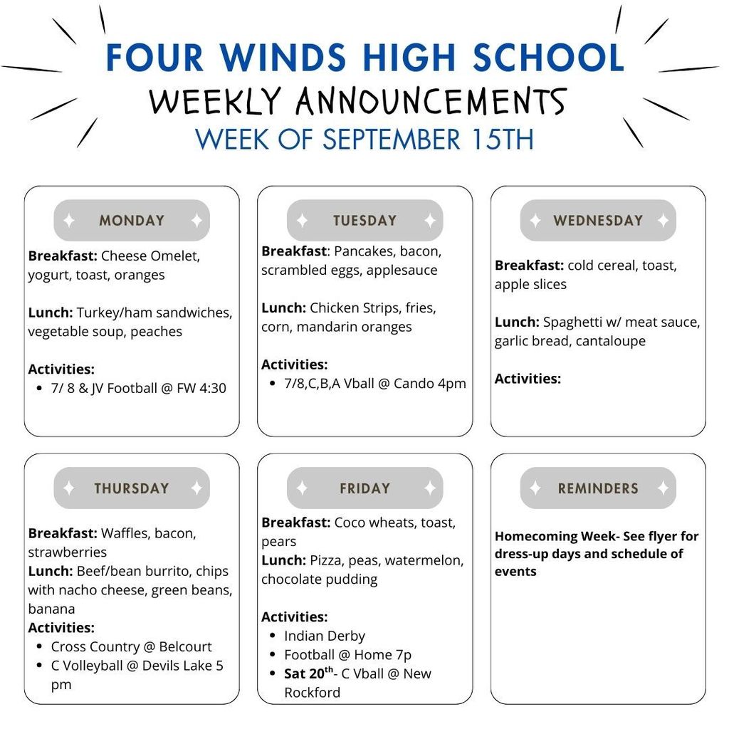 Week of sept 15