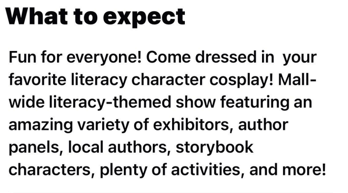 What to expect