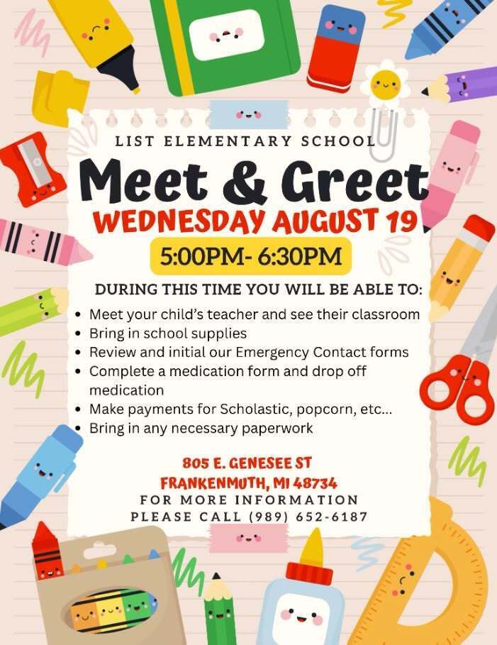 Meet and Greet Details