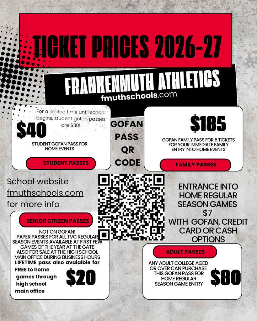 Athletic Ticket Prices for 2026-27