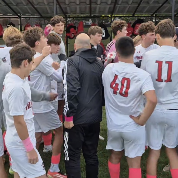 team talks before game