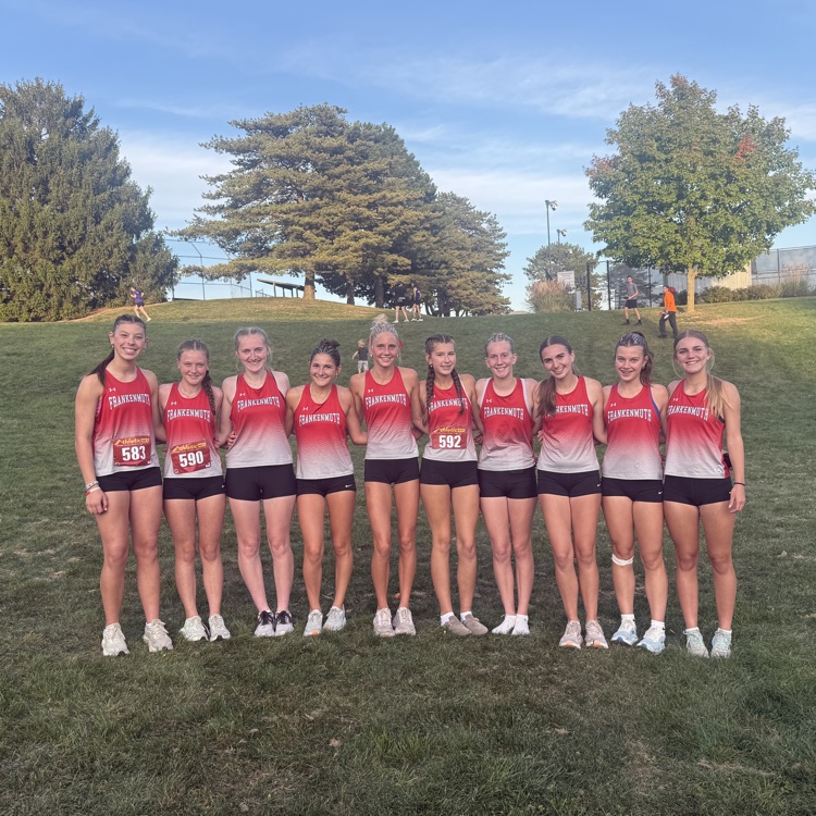 cross country girls team picture