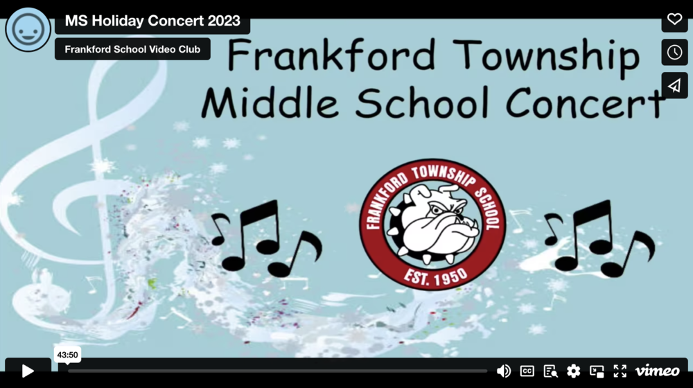 MS Holiday Concert 2023