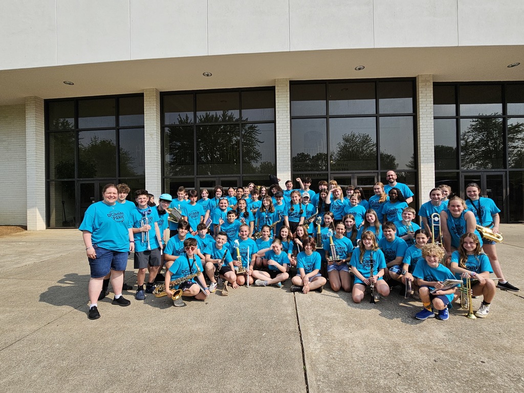 The students after their performances