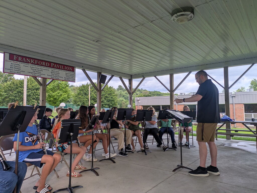 the band mid-song