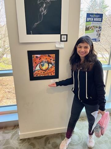 The artist and her work