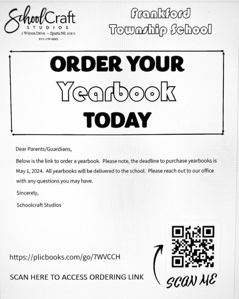 Yearbook Order form