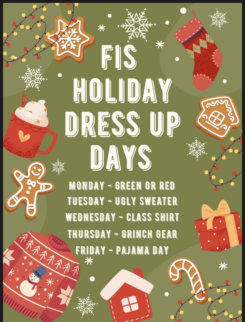 Dress Up Days December 15-19