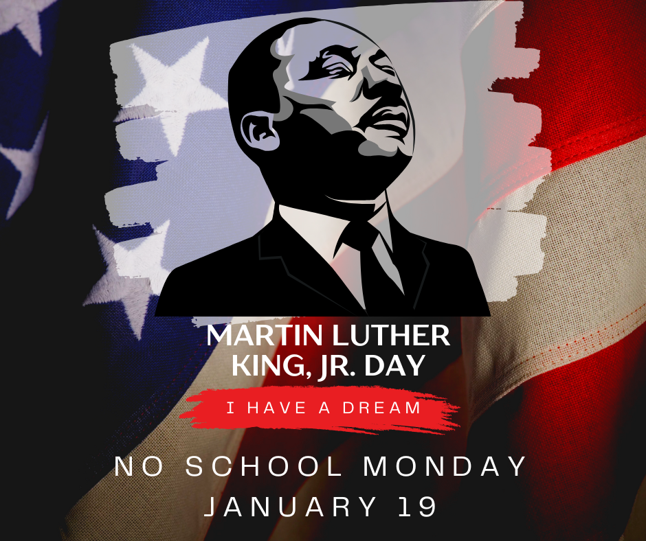 No School Monday, January 19