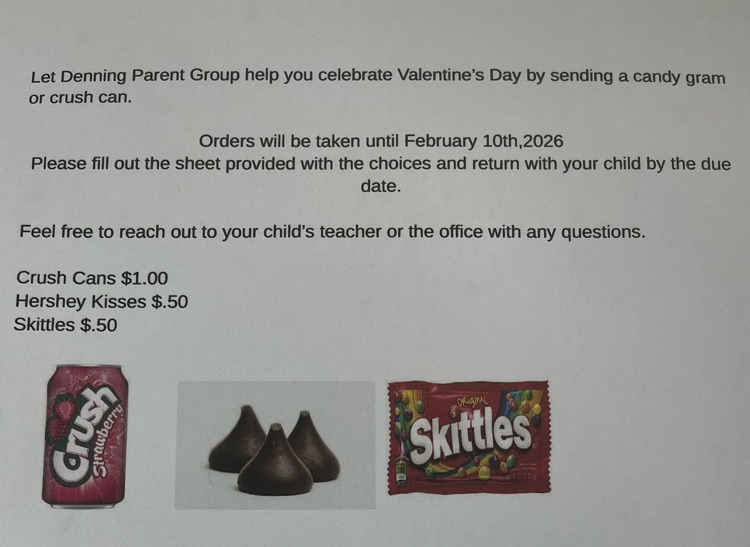 DES Candy Grams are available. 