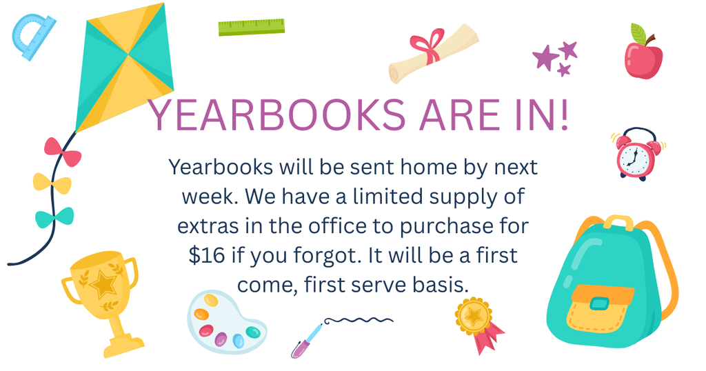Yearbooks are in!