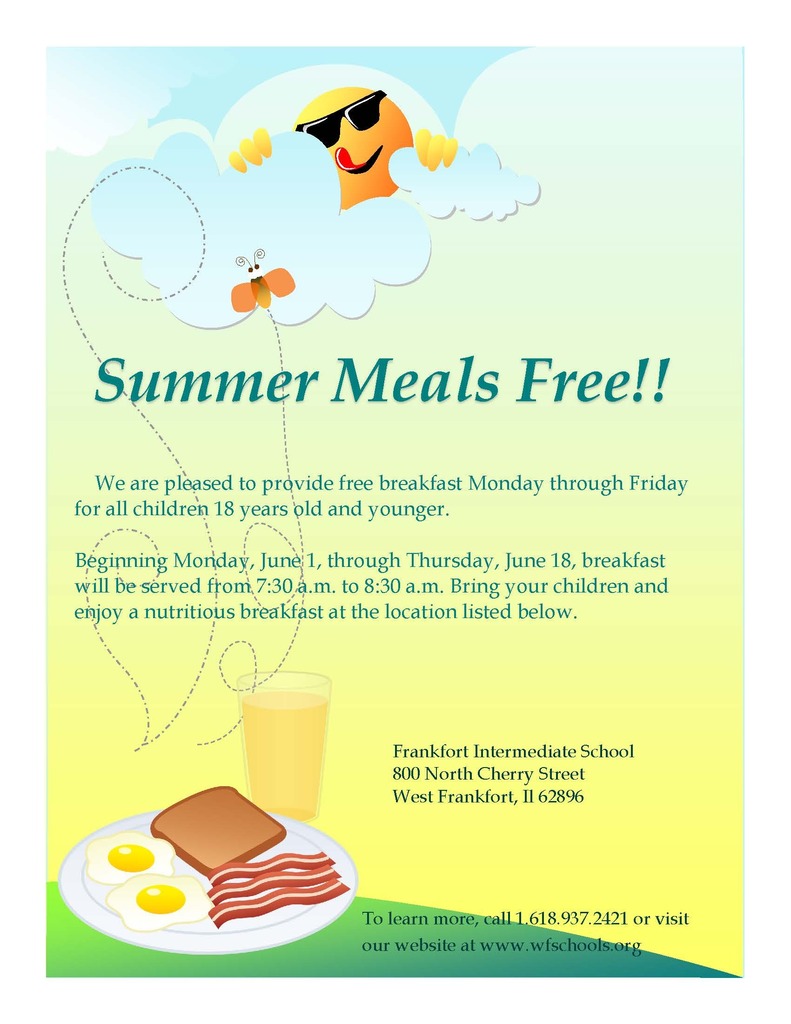 Summer Meal Program Flyer