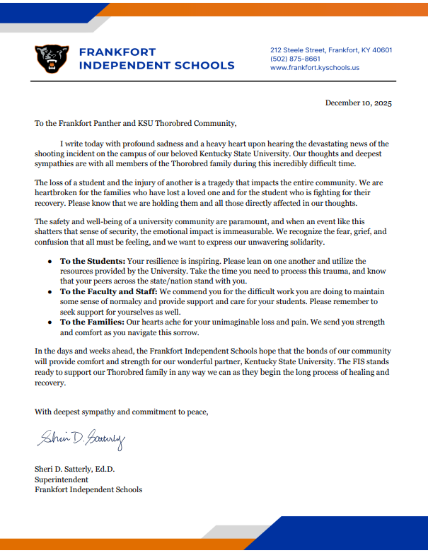 letter to ksu in response to on-campus shooting