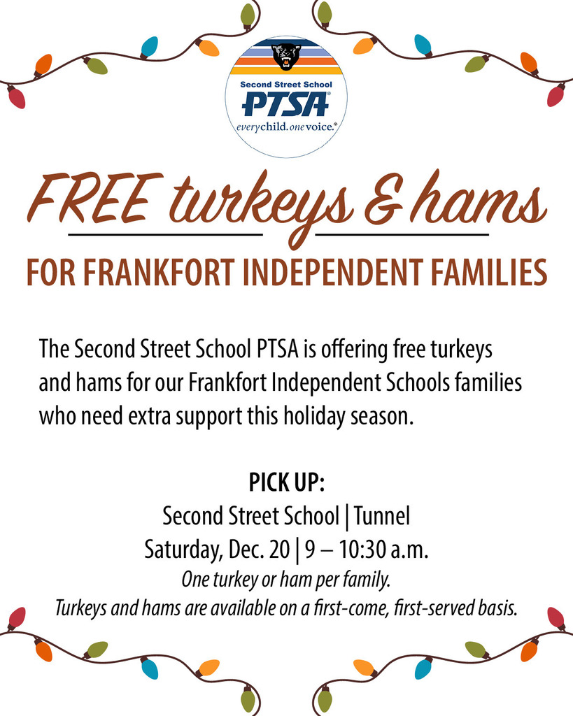 ptsa giving out free turkeys and hams