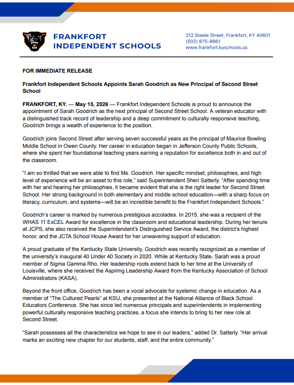 press release