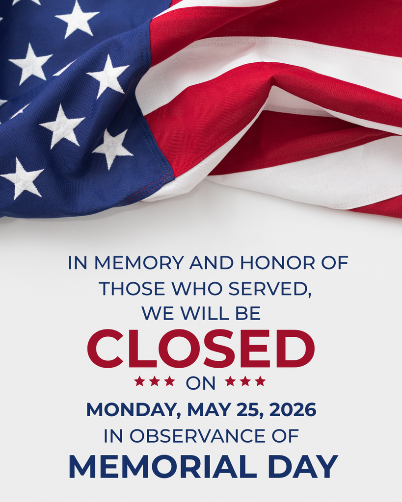 memorial day closure