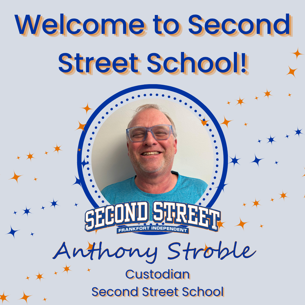 Announcement of new custodian at Second Street School.