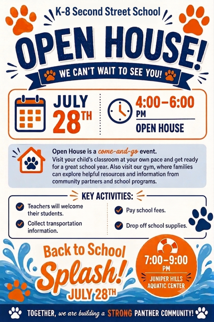 open house and pool party