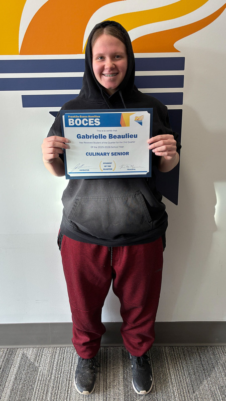 Beaulieu holds certificate