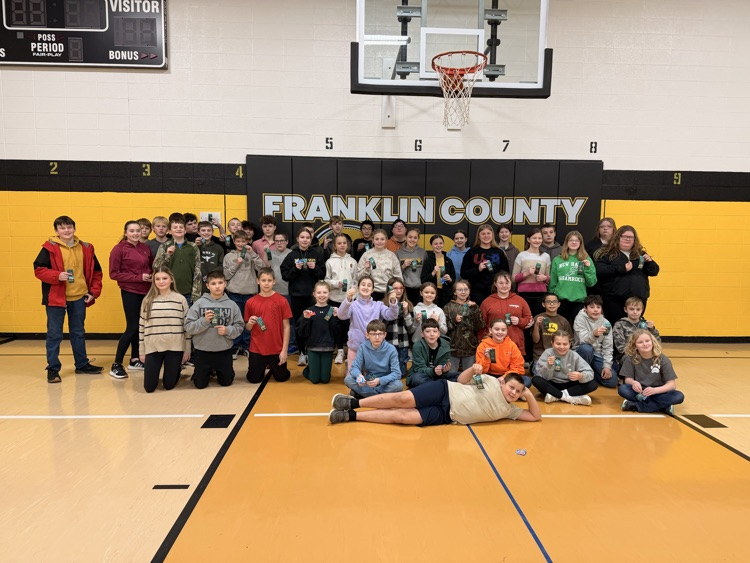 5-8 students who met their AR goal